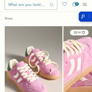 Coolway Pink and Green Sneakers